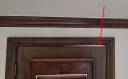 Gap in door